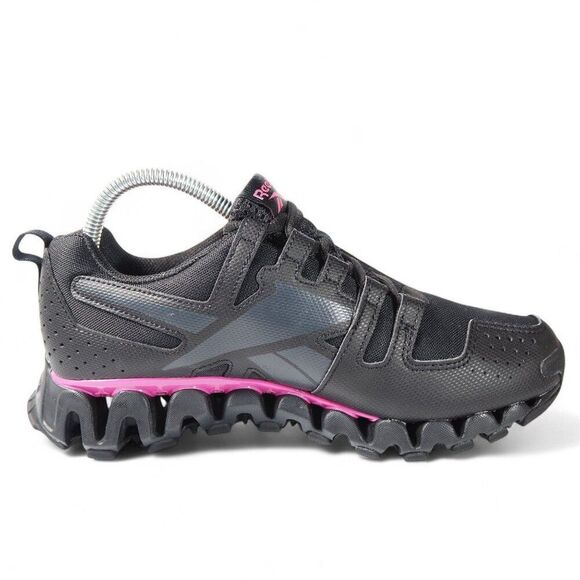 Reebok ZigWild Trail 6 'Black Pink' Performance Running Shoes FX1439 Women's 8 - Picture 7 of 10